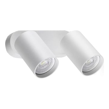 Ideal Lux - LED-seinäspotti DYNAMITE 2xGU10/7W/230V CRI 90 valkoinen
