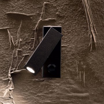 Ideal Lux - LED-seinäspotti PAGE LED/3W/230V CRI 90 musta