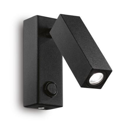 Ideal Lux - LED-seinäspotti PAGE LED/3W/230V CRI 90 musta