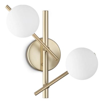 Ideal Lux - LED-seinävalaisin ATLAS 2xG9/3W/230V kultainen