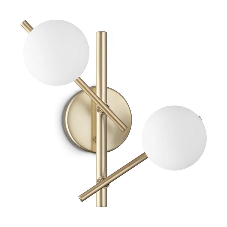 Ideal Lux - LED-seinävalaisin ATLAS 2xG9/3W/230V kultainen