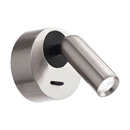 Ideal Lux - LED-seinävalaisin BEAN LED/3W/230V CRI 90 kiiltävä kromi