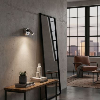 Ideal Lux - LED-seinävalaisin BEAN LED/3W/230V CRI 90 kiiltävä kromi