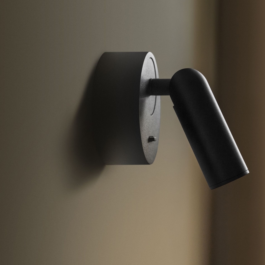 Ideal Lux - LED-seinävalaisin BEAN LED/3W/230V CRI 90 musta