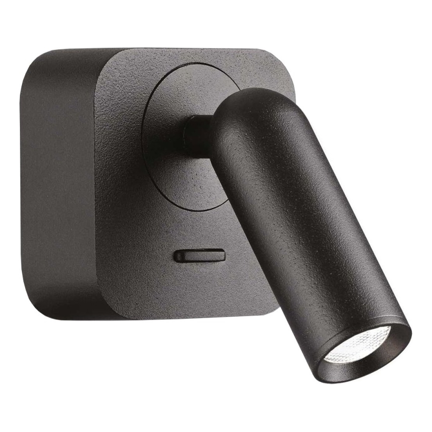 Ideal Lux - LED-seinävalaisin BEAN LED/3W/230V CRI 90 musta