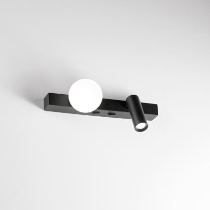 Ideal Lux - LED-seinävalaisin BINOMIO 2xLED/3W/230V CRI 90 musta