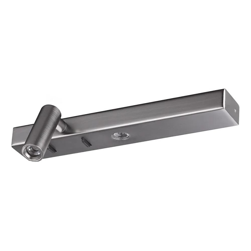 Ideal Lux - LED-seinävalaisin BONNE LED/6,5W/230V CRI 90 mattakromi