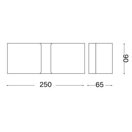 Ideal Lux - LED-seinävalaisin CLIP 2xG9/3W/230V ruskea