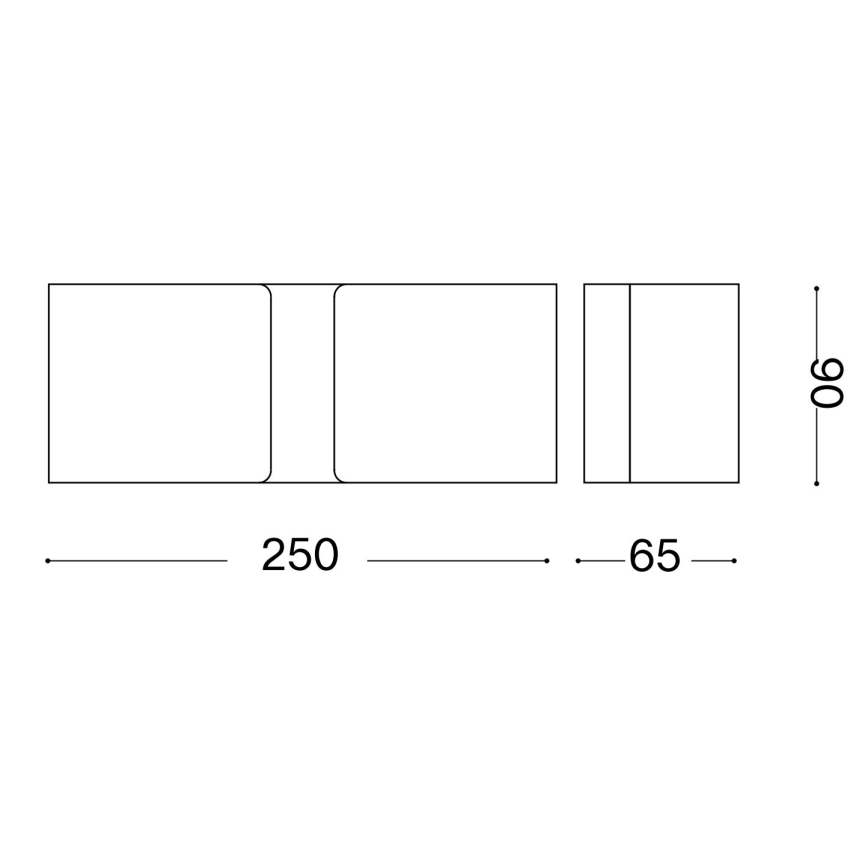 Ideal Lux - LED-seinävalaisin CLIP 2xG9/3W/230V ruskea