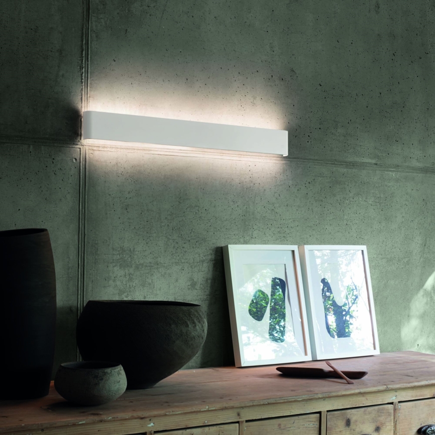 Ideal Lux - LED-seinävalaisin DELTA LED/30W/230V 3000K 83 cm CRI 90 valkoinen