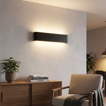 Ideal Lux - LED-seinävalaisin DELTA LED/37W/230V 3000K 110 cm CRI 90 musta