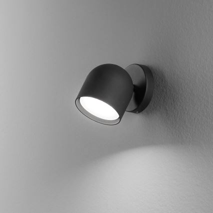 Ideal Lux - LED-seinävalaisin DODO 1xGX53/9W/230V musta