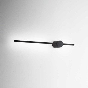 Ideal Lux - LED-seinävalaisin ESSENCE LED/12W/230V 2700K 70 cm CRI 90 musta