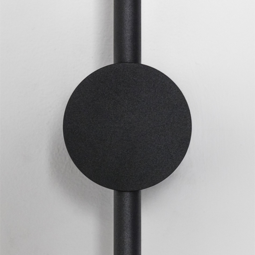 Ideal Lux - LED-seinävalaisin ESSENCE LED/12W/230V 4000K 70 cm CRI 90 musta