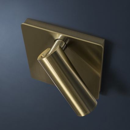 Ideal Lux - LED-seinävalaisin LITE LED/3W/230V CRI 90 messinki