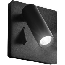 Ideal Lux - LED-seinävalaisin LITE LED/3W/230V musta