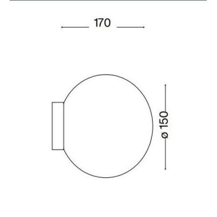 Ideal Lux - LED-seinävalaisin MAPA 1xG9/15W/230V