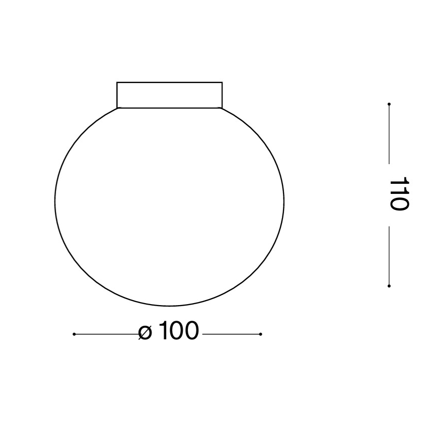 Ideal Lux - LED-seinävalaisin MAPA 1xG9/3W/230V, halkaisija 10 cm, valkoinen