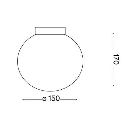 Ideal Lux - LED-seinävalaisin MAPA 1xG9/3W/230V, halkaisija 15 cm, valkoinen