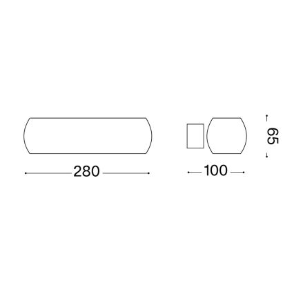 Ideal Lux - LED-seinävalaisin MORIS 2xG9/3W/230V valkoinen