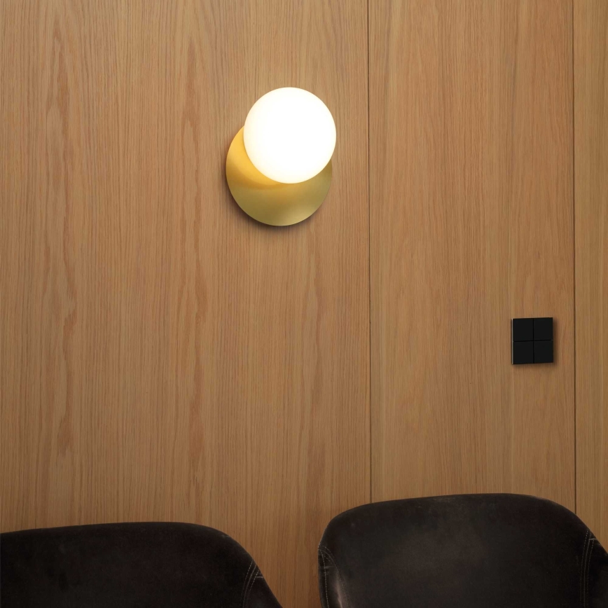 Ideal Lux - LED-seinävalaisin NINFEA 1xGX53/9W/230V kulta