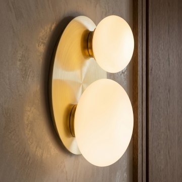 Ideal Lux - LED-seinävalaisin NINFEA 2xG9/3W/230V kultainen