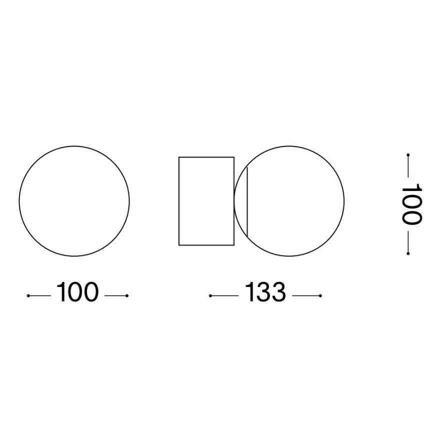 Ideal Lux - LED-seinävalaisin PERLAGE 1xG9/3W/230V musta/savuinen