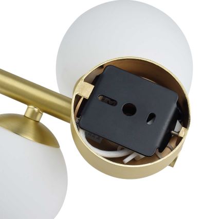 Ideal Lux - LED-seinävalaisin PERLAGE 3xG9/3W/230V kulta/valkoinen