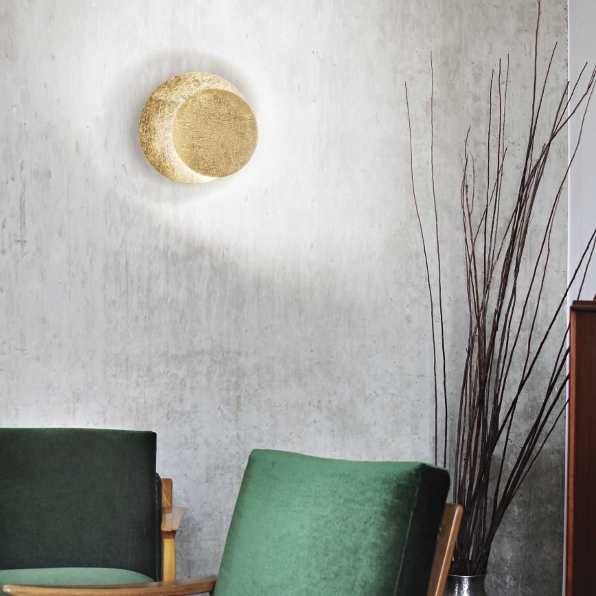 Ideal Lux - LED-seinävalaisin TICK LED/7,5W/230V kulta