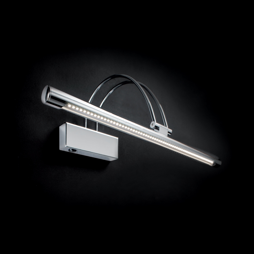 Ideal Lux - LED-taulunvalaisin BOW LED/8W/230V, kiiltävä kromi