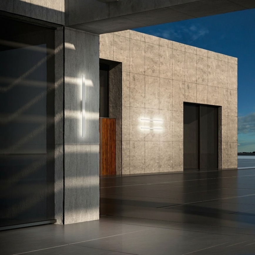 Ideal Lux - LED ulkoseinävalaisin LINEA LED/23W/230V CRI 90 144 cm IP54 valkoinen