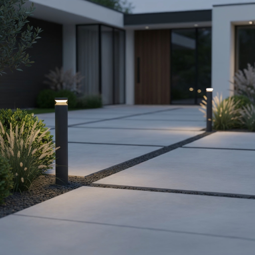 Ideal Lux - LED-ulkolamppu BOEING LED/14W/230V 100 cm CRI 90 IP65 musta