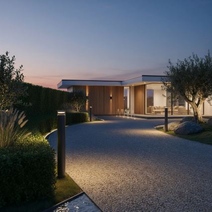 Ideal Lux - LED-ulkolamppu BOEING LED/14W/230V 100 cm CRI 90 IP65 musta