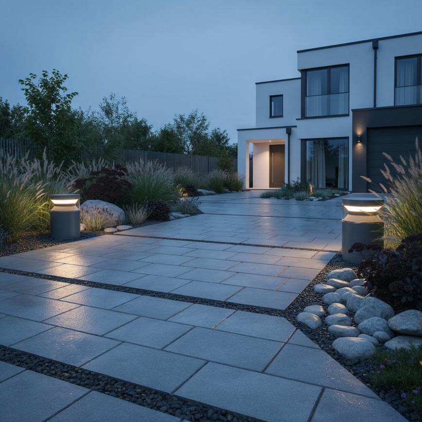 Ideal Lux - LED-ulkolamppu BOEING LED/14W/230V 15 cm CRI 90 IP65 antrasiitti