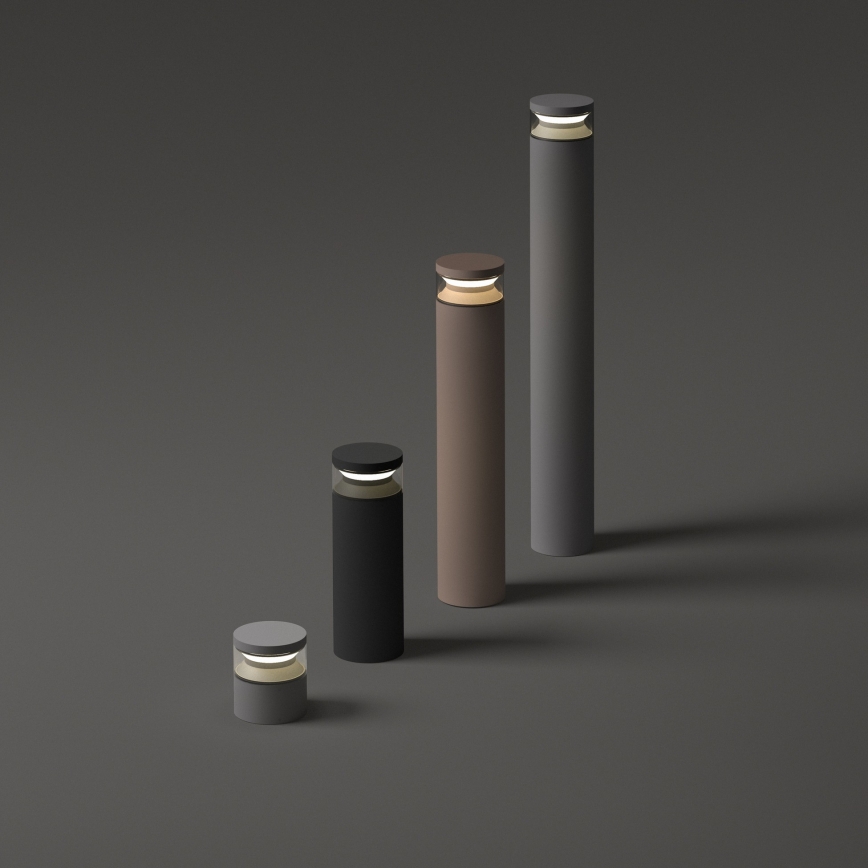 Ideal Lux - LED-ulkolamppu BOEING LED/14W/230V 15 cm CRI 90 IP65 antrasiitti