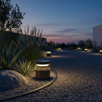 Ideal Lux - LED-ulkolamppu BOEING LED/14W/230V 15 cm CRI 90 IP65 musta