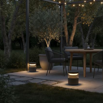 Ideal Lux - LED-ulkolamppu BOEING LED/14W/230V 15 cm CRI 90 IP65 musta