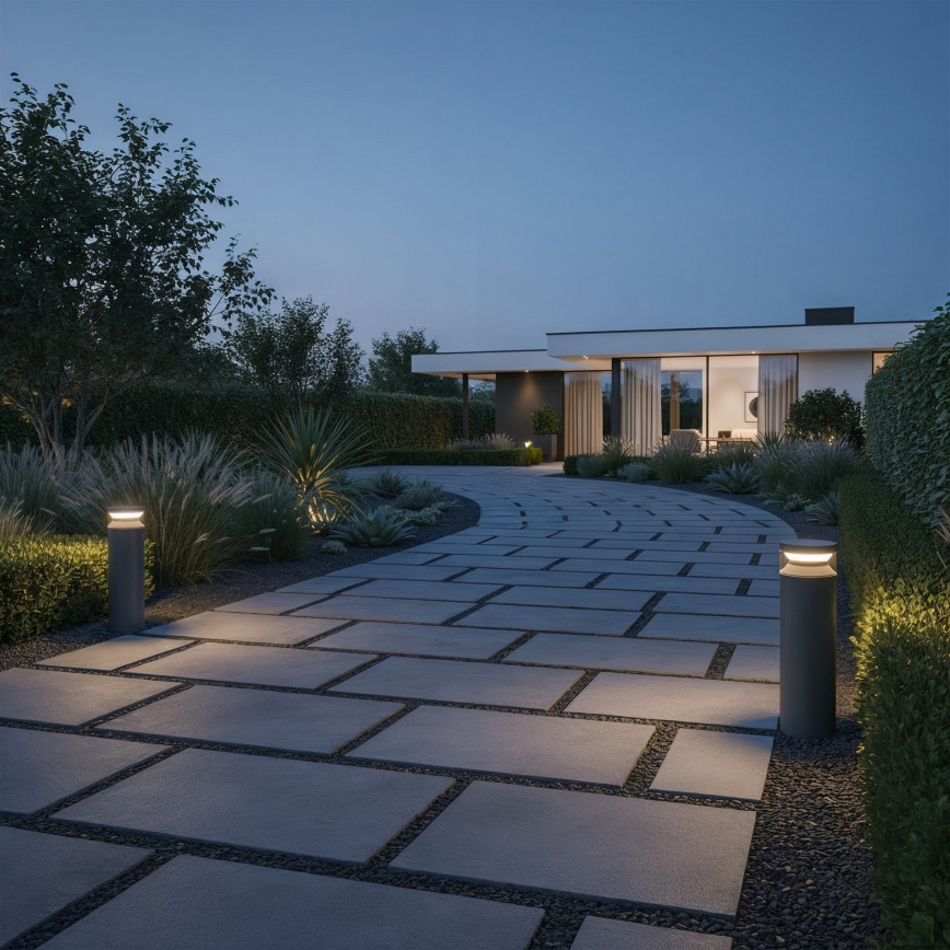 Ideal Lux - LED-ulkolamppu BOEING LED/14W/230V 40 cm CRI 90 IP65 antrasiitti