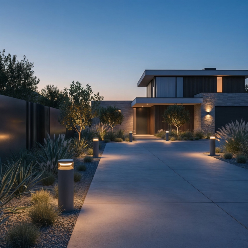 Ideal Lux - LED-ulkolamppu BOEING LED/14W/230V 40 cm CRI 90 IP65 antrasiitti