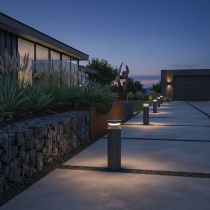 Ideal Lux - LED-ulkolamppu BOEING LED/14W/230V 40 cm CRI 90 IP65 musta