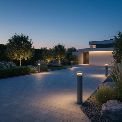 Ideal Lux - LED-ulkolamppu BOEING LED/14W/230V halkaisija 70 cm CRI 90 IP65 antrasiitti