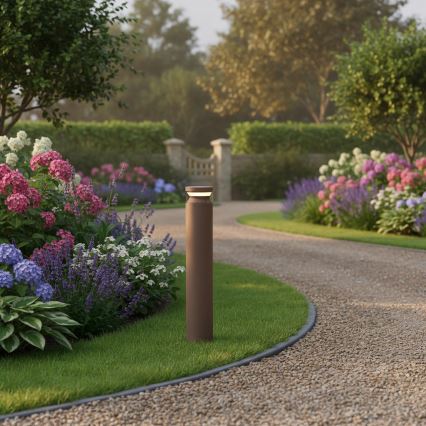 Ideal Lux - LED-ulkolamppu BOEING LED/14W/230V halkaisija 70 cm CRI 90 IP65 ruskea