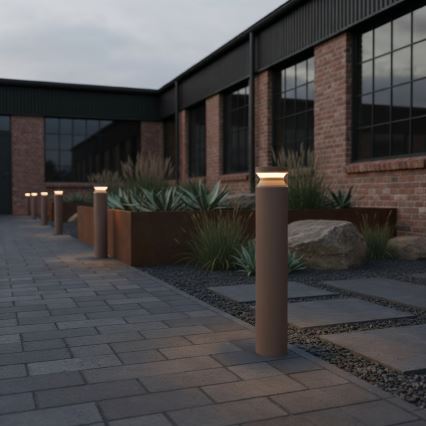 Ideal Lux - LED-ulkolamppu BOEING LED/14W/230V halkaisija 70 cm CRI 90 IP65 ruskea