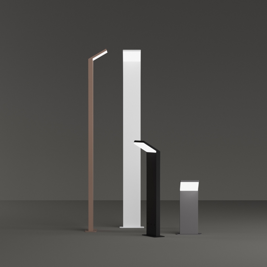 Ideal Lux - LED-ulkolamppu STYLE LED/8,5W/230V 4000K 50 cm CRI 90 IP54 musta