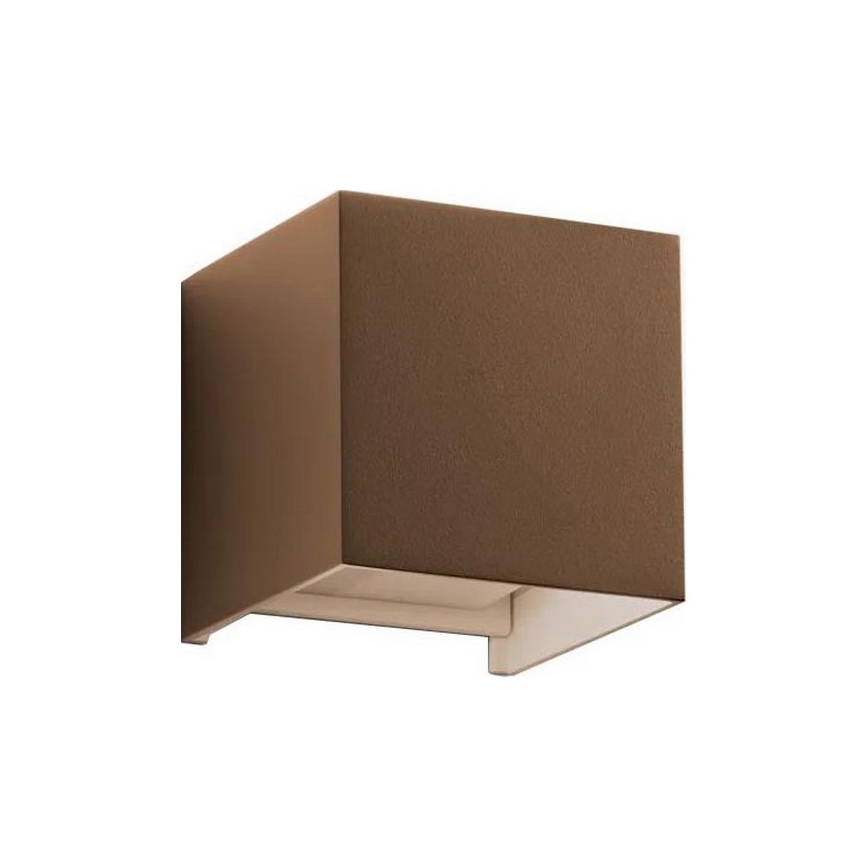 Ideal Lux - LED-ulkoseinävalaisin ATOM LED/12W/230V CRI 90 IP54 ruskea