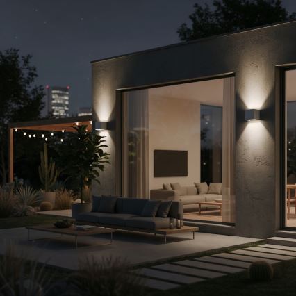 Ideal Lux - LED-ulkoseinävalaisin ATOM LED/12W/230V CRI 90 IP54 valkoinen