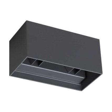 Ideal Lux - LED-ulkoseinävalaisin ATOM LED/25W/230V CRI 90 IP54 antrasiitti