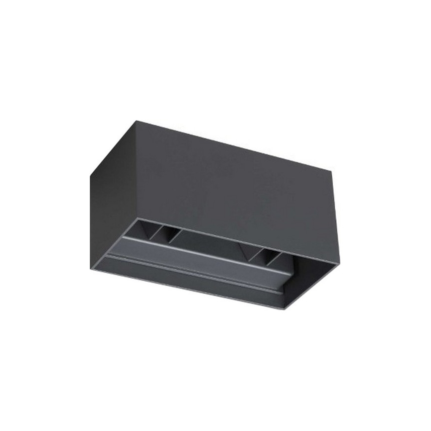 Ideal Lux - LED-ulkoseinävalaisin ATOM LED/25W/230V CRI 90 IP54 antrasiitti