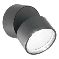 Ideal Lux - LED-ulkoseinävalaisin OMEGA LED/7W/230V CRI 90 IP54 antrasiitti