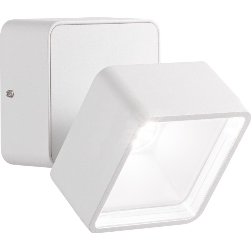 Ideal Lux - LED-ulkoseinävalaisin OMEGA LED/7W/230V CRI 90 IP54 valkoinen